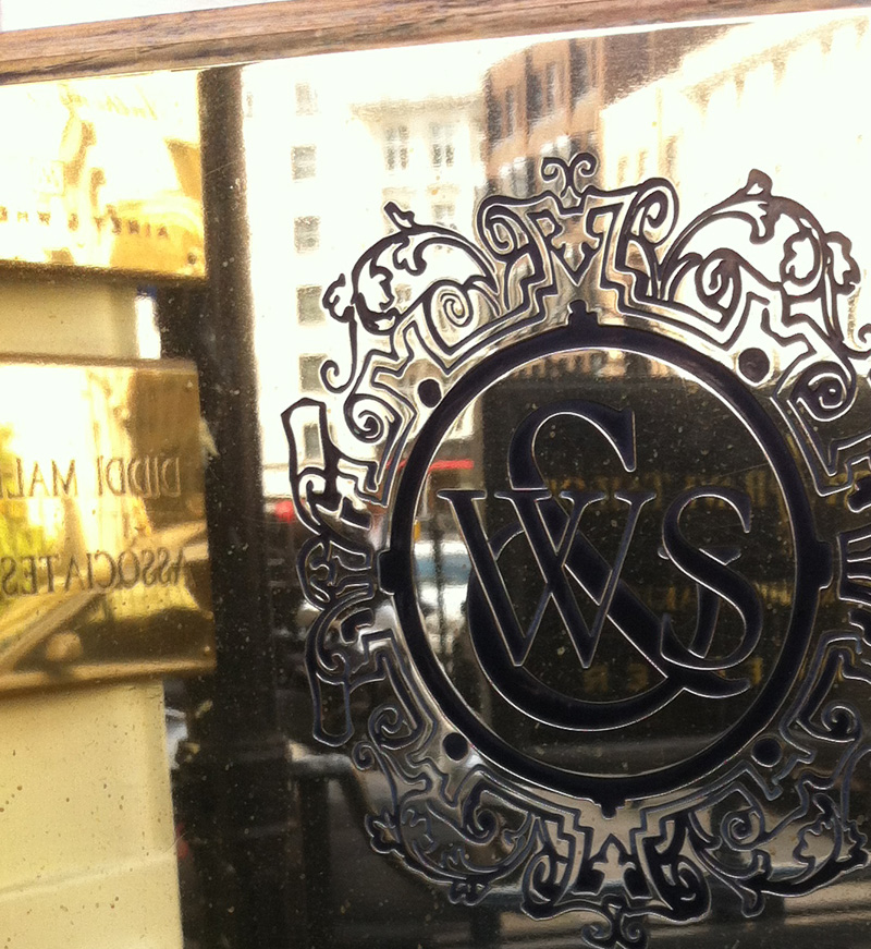 Engraved Signs in Mayfair, London